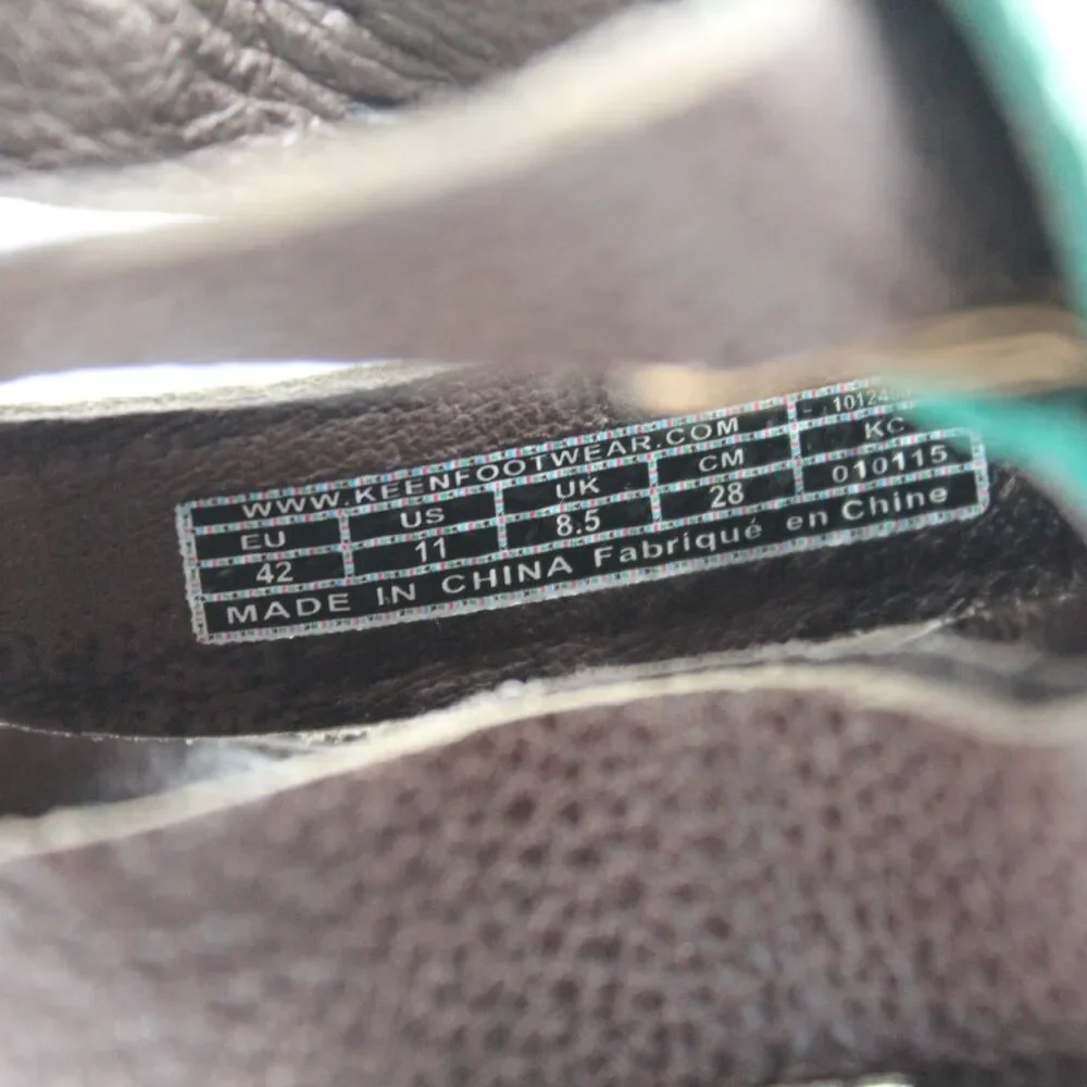 KEEN Victoria Women 11 Strappy Comfort Ortho Cushion Wedge Sandals Brown Green